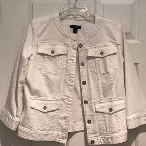 White denim jacket, size M